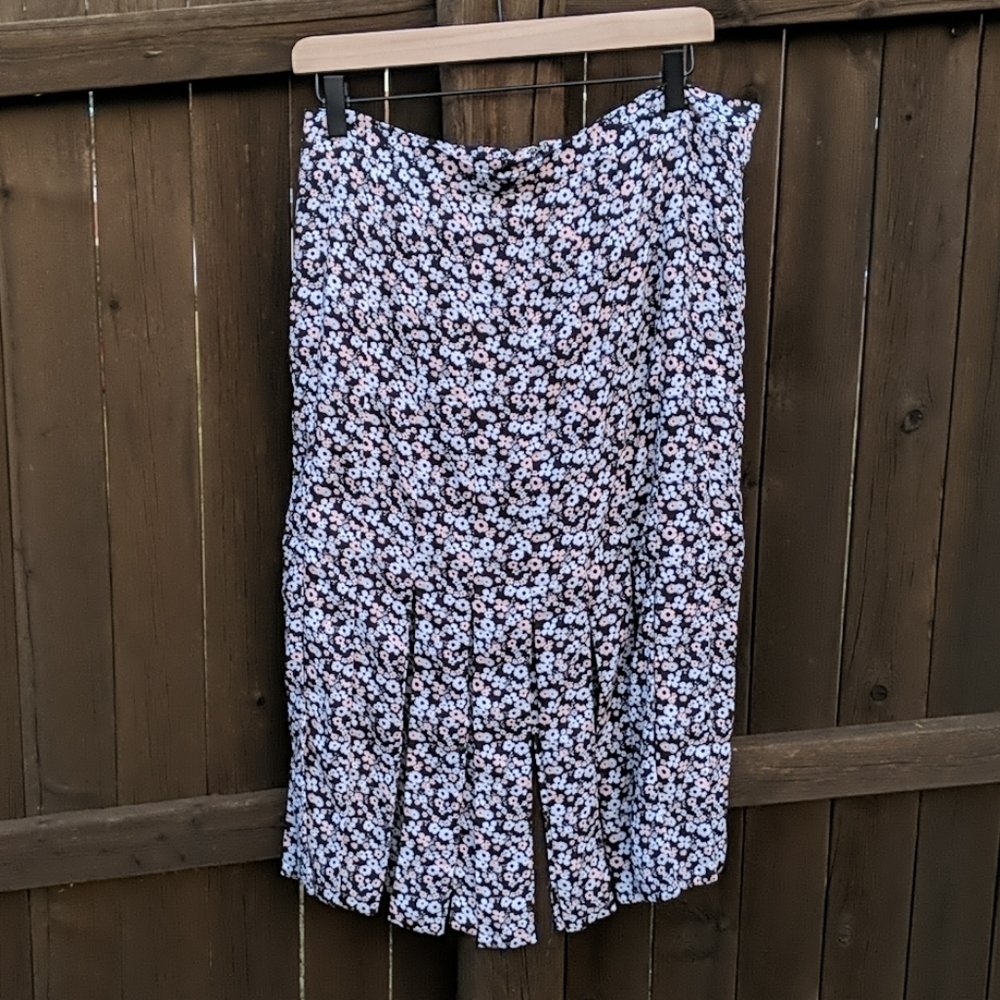 NY&Co Floral Fringe Skirt